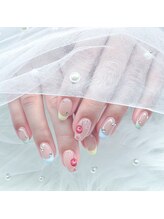 シュシュ(Chou Chou)/油絵風さくらんぼネイル