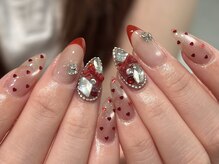 ミューム(MyuM)/赤ガーリーネイル