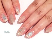 パラジェル認定サロン メールメール 池袋店(MereMer)/スモーキーシェルネイル