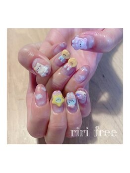 リリフリー(riri Free)/すみっこぐらしネイル