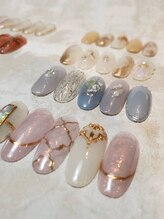 ケー フレーバー ネイル(K flavor nail)/open記念オーロラデザイン¥9580