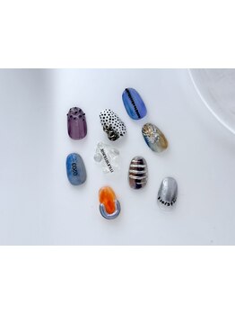 手描きアートが得意なサロン