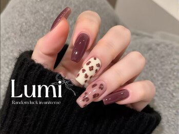 ルミネイル 大宮東口店(Lumi Nail)/モカレオパードネイル