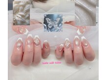 ルシエ(LUCIE)の雰囲気(チップ10本+フレンチ+10個小さいストーンor2パッツ)