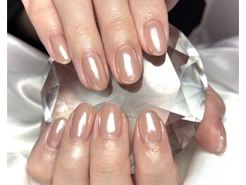 アールケーネイル 中野坂上(RK nail)/ホワイトミラーパウダー