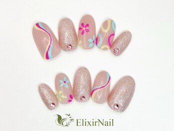 エリクサーネイル 池袋(Elixir Nail)/定額b カジュアル/クーポン使用