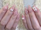 春のドットネイル