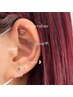 【まつげメニューとセット専用】★NEW★耳つぼjewelryおためし両耳8粒1980