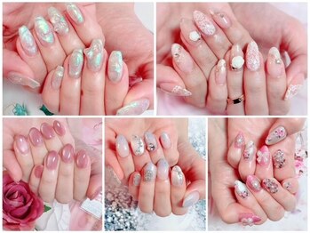 スウィートアロマネイル 恵比寿(Sweet Aroma NaiL)の写真/【個性を引き出し美しくアートで彩る】日常を楽しむネイルから、特別なブライダル&パーティーネイルまで☆