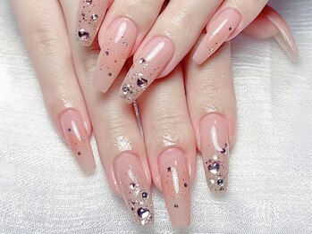 シーアンドビーネイル(C&B Nail)/持ち込みデザインチップ長さだし