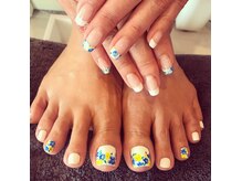 ロータス Lotus/手足お揃いネイル