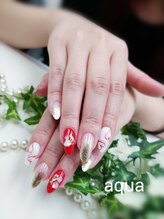 アイラッシュアンドネイルサロン アクア(aqua)/長さ出しではなく自爪です