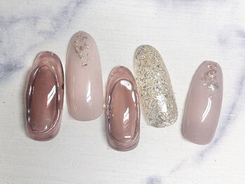 ネイルサロン インプレス(Impress)/ブラウンネイル