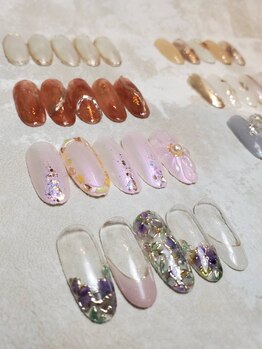 ケー フレーバー ネイル(K flavor nail)/open記念オーロラデザイン¥9580