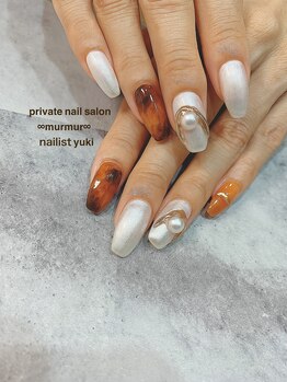 プライベート ネイルサロン マーマ(murmur)/べっ甲デザイン