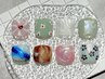 【フット/初回オフ無料】親指アート☆フットバス付 ¥6800