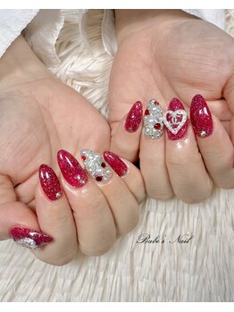 ベイブズ ネイル(Babe’s Nail)/フラッシュネイル×埋め尽くし