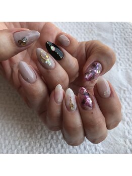 ロータス Lotus/天然石ネイル