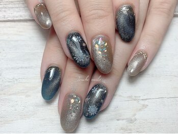 トゥーシェネイルズ(Touche'nails)/大人冬ネイル
