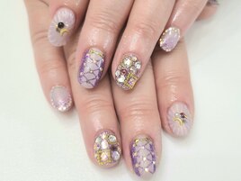 【山川】パープルネイル