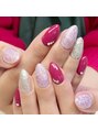 アンドシュシュネイル(&CHOU CHOU nail)&nbsp;大人かわいい上品なネイルです★