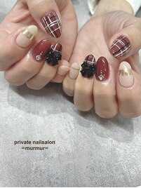 チェックネイル