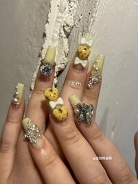 推しネイル×３Dパーツ