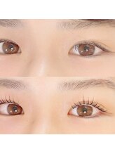 アンドコードット(& coo.)/まつ毛カール　上下　デザイン