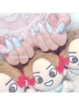 ファラウェイネイル(Faraway nail)/水色韓国ネイル☆