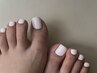 夏の期間限定♪【ご新規様オフ無料】footワンカラー+角質ケアセット 