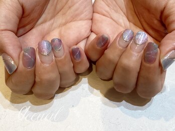 アクイユ 銀座店(ACCUEIL)/透け感ニュアンスネイル