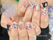 スノーフレーク(Snowflake)/定額デザイン☆大人気デザイン♪