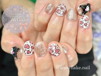 スノーフレーク(Snowflake)/定額デザイン☆大人気デザイン♪