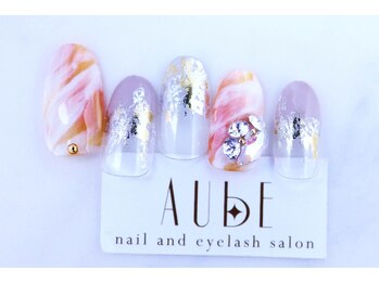 オーブ(AUBE)/10月マンスリーネイル10800円