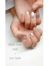 ネイルサロン リッチ ローズ(Nail salon Rich rose)/ニュアンスＮＡＩＬ