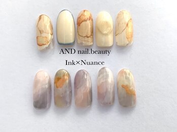 アンドネイル ビューティー(AND nail,beauty)の写真/透明感や質感が楽しめるデザインで彩られた店内はまるでアトリエ。圧巻の技術力で見惚れる指先へ…♪