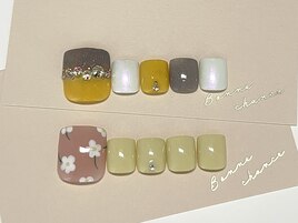 花FOOT×イエローアート