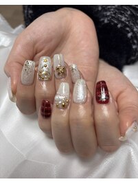 持ち込みクリスマスネイル