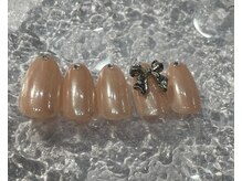 ミュウネイル(miu_nail)/オーロラ×リボンネイル