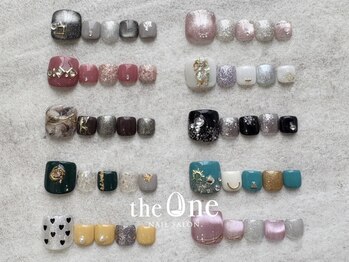 ザ ワン(the One)の写真/【フットバス付◆ワンカラー￥4400/定額デザイン￥6600～】the Oneで素足になる準備を☆