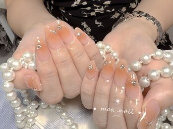 モアネイル 新宿/チークネイル/持ち込み/新宿