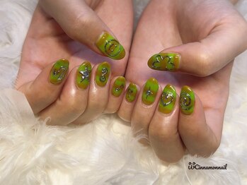 シナモンネイル(cinnamonnail)/秋ネイル♪