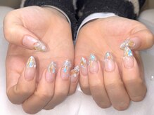 ユニネイル 池袋(Uni Nail)/キラキラオーロラネイル♪