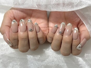 リリービューティーネイル(Lily beauty nail)/ガラスフレンチ