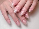 変形フレンチネイル