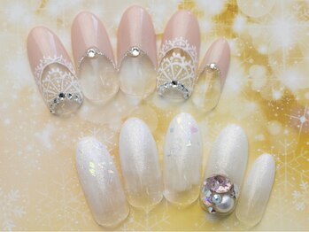 クアトログランシュ 青葉台(QUATRO×GranCieux)/冬ネイル/10800円