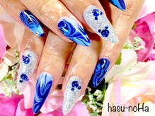 ハスノハ(hasu-noHa)/★ウォーターマーブルネイル★