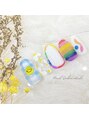 リル(Liele) 韓国っぽいネイルやカラフルでポップなネイルも◎！