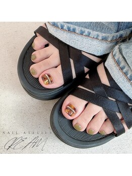 クリーム(Nail Atelier CREAM)/親指アートコース