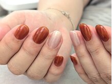 エムスラッシュ ネイル センター北店(M.SLASH)/パラジェル秋色ワンカラー